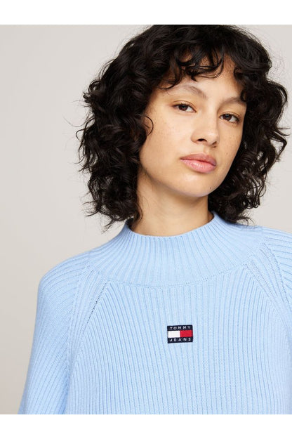 AW24 TH TJW Badge Mockneck Sweatshirt