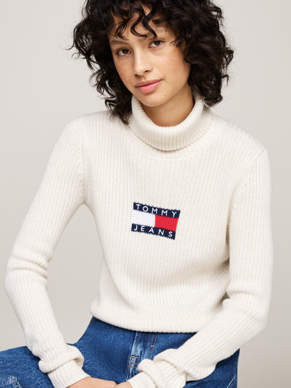 AW24 TH TJW Melange Turtleneck