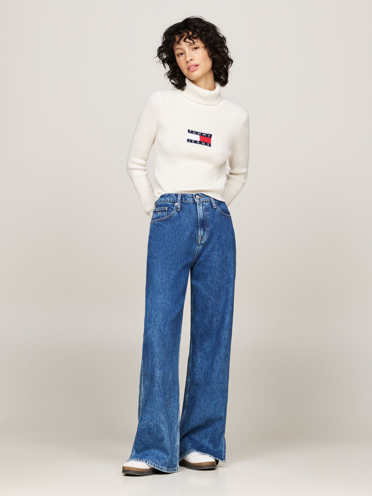 AW24 TH TJW Melange Turtleneck