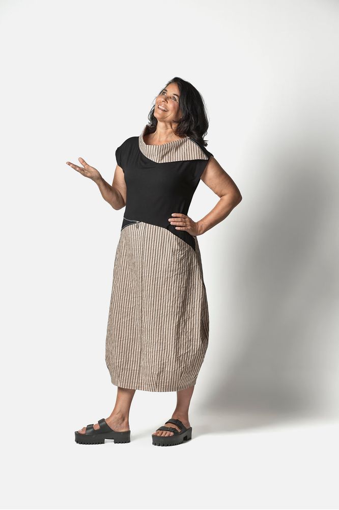 My Soul Crincle Dress Sand