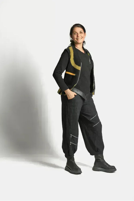 My Soul Bubble Wide Trousers Black
