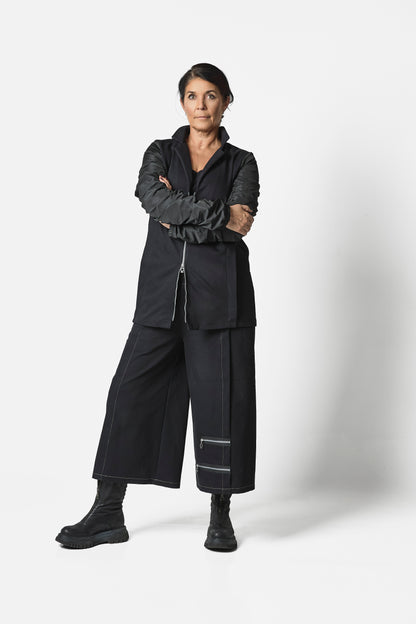 My Soul Longline Stretch Jacket Black