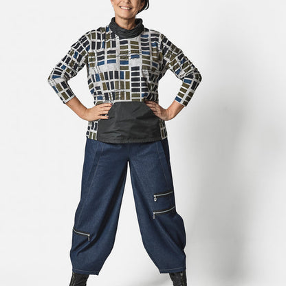 My Soul Stretch Trousers Blue