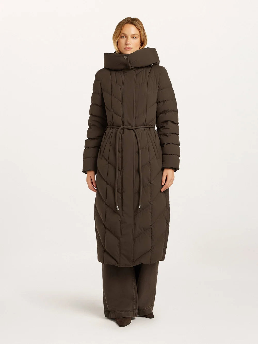 Beaumont Valea Long Puffa Dark Chocolate BM027.60.263