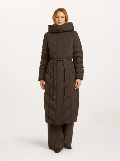 Beaumont Valea Long Puffa Dark Chocolate BM027.60.263