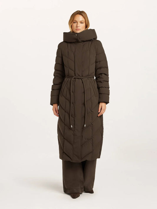 Beaumont Valea Long Puffa Dark Chocolate BM027.60.263