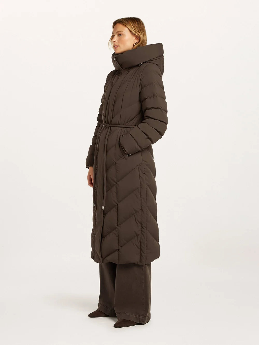 Beaumont Valea Long Puffa Dark Chocolate BM027.60.263