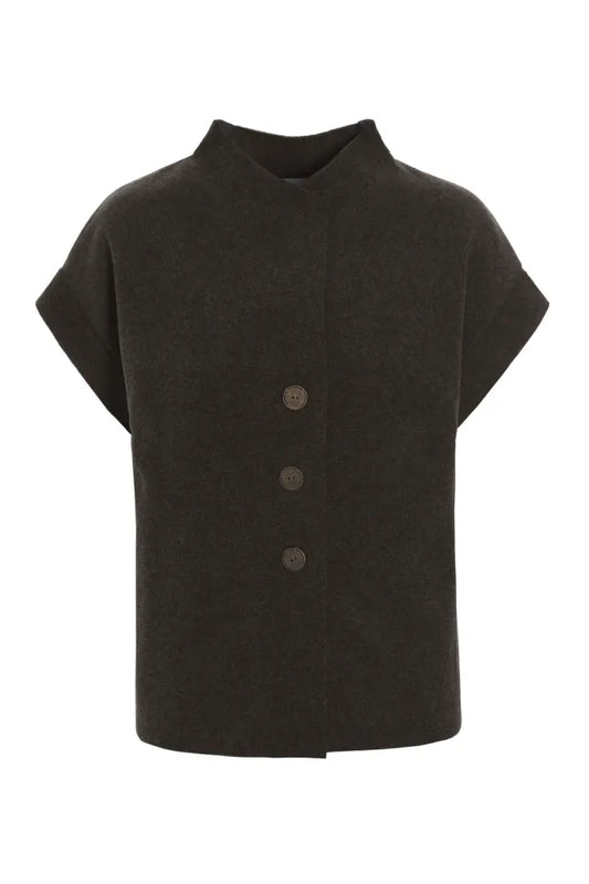 Henriette Steffensen Vest Chocolate