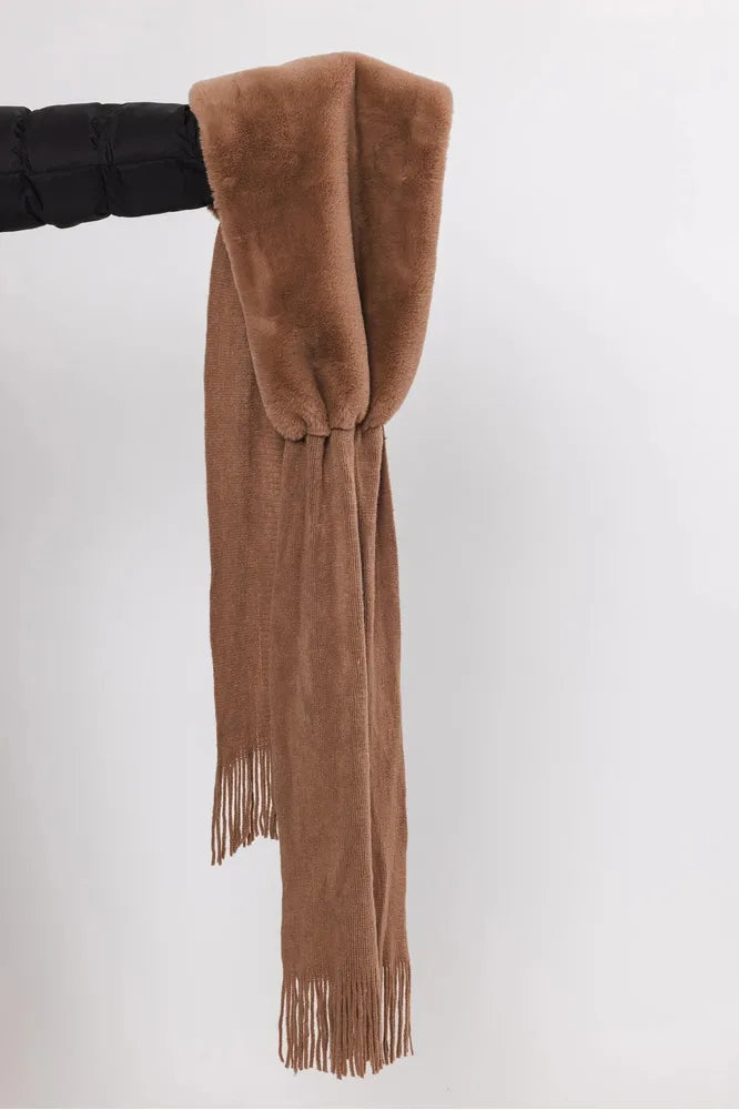 AW24 Rino & Pelle Vlien Faux/Knit Scarf