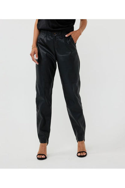 AW24 Esqualo Leather Jogger Trouser