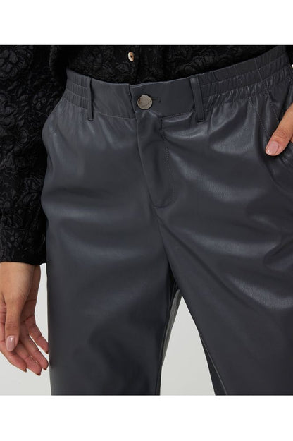 AW24 Esqualo Leather Jogger Trouser