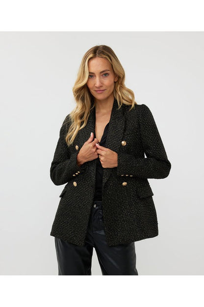 AW24 Esqualo Boucle Long Blazer