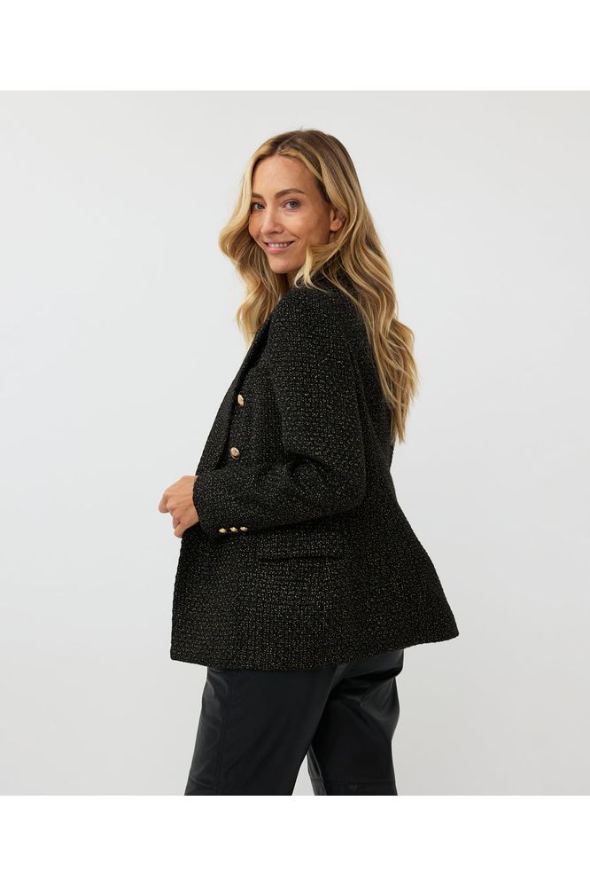 AW24 Esqualo Boucle Long Blazer