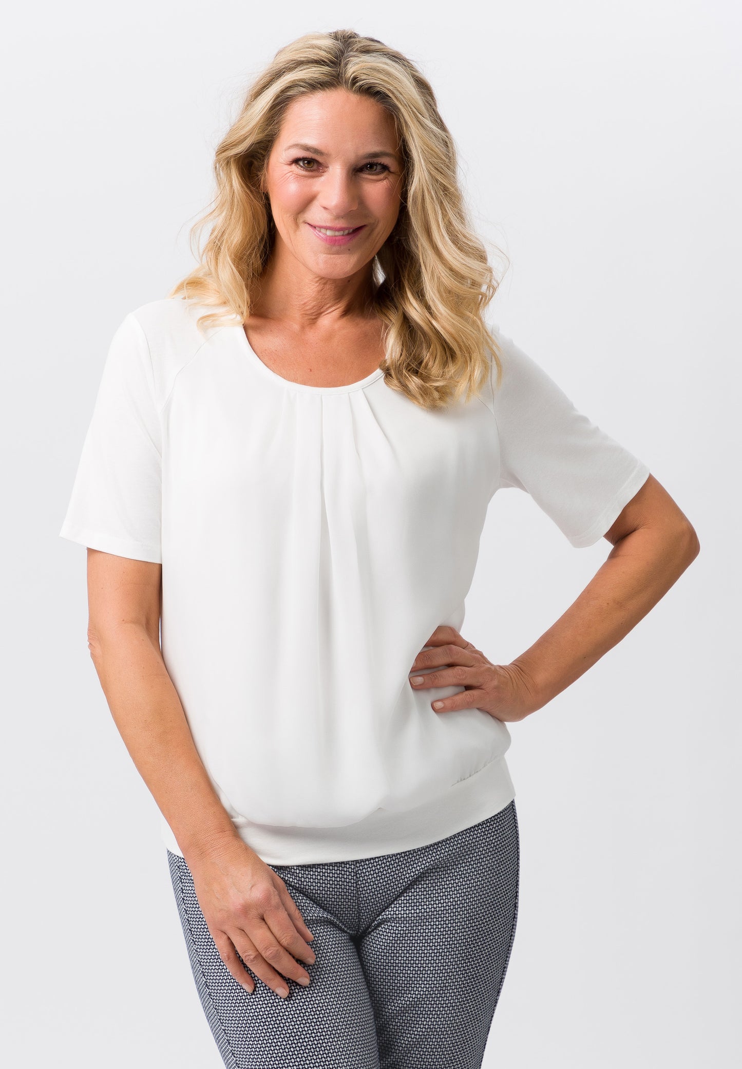 Frank Walder Ecru Blouse 714404