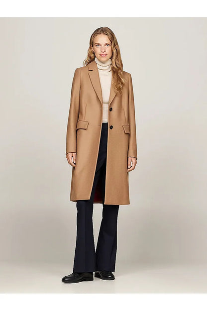 AW24 TH Wool Blend Classic Coat