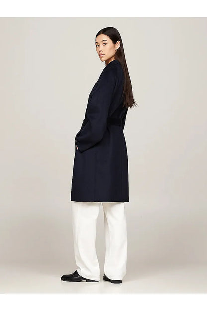 AW24 TH Reg DF Wool Belted Coat