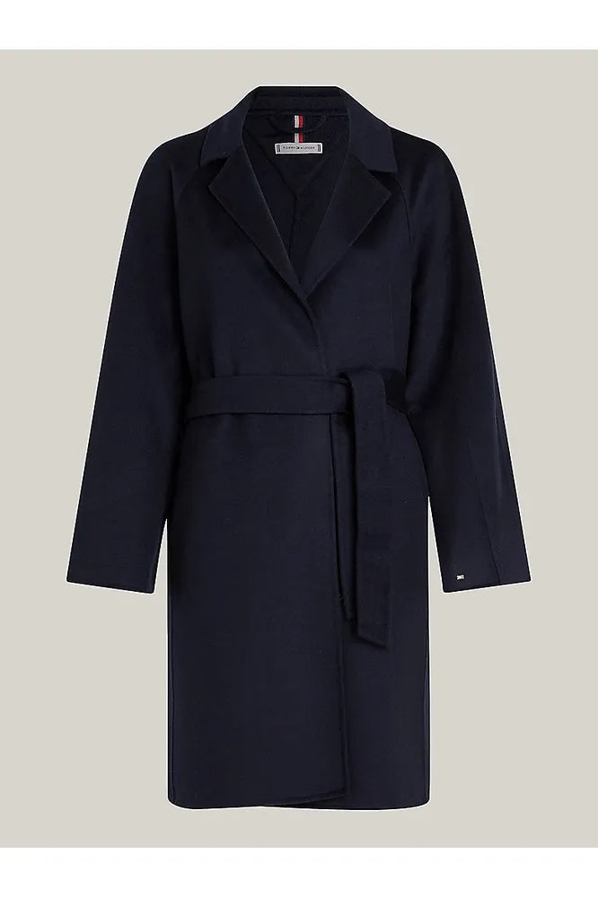 AW24 TH Reg DF Wool Belted Coat