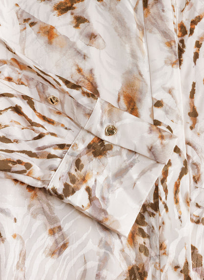 Yest Stefanie Top Beige Cream / Multi Colour