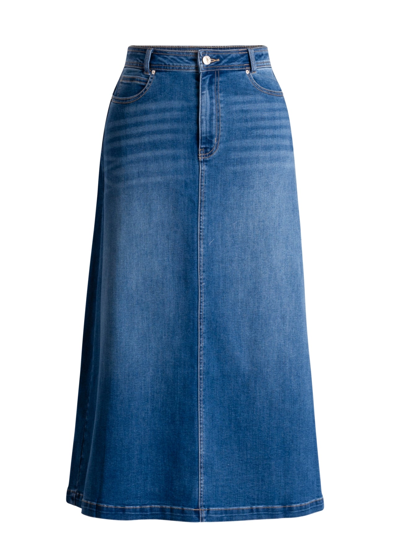 Yest Chloe Essential Skirt Dark Stone