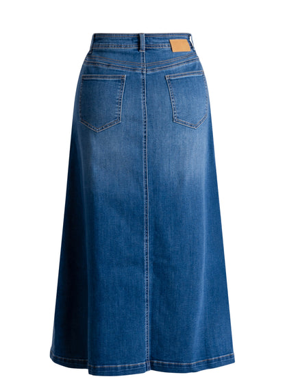 Yest Chloe Essential Skirt Dark Stone
