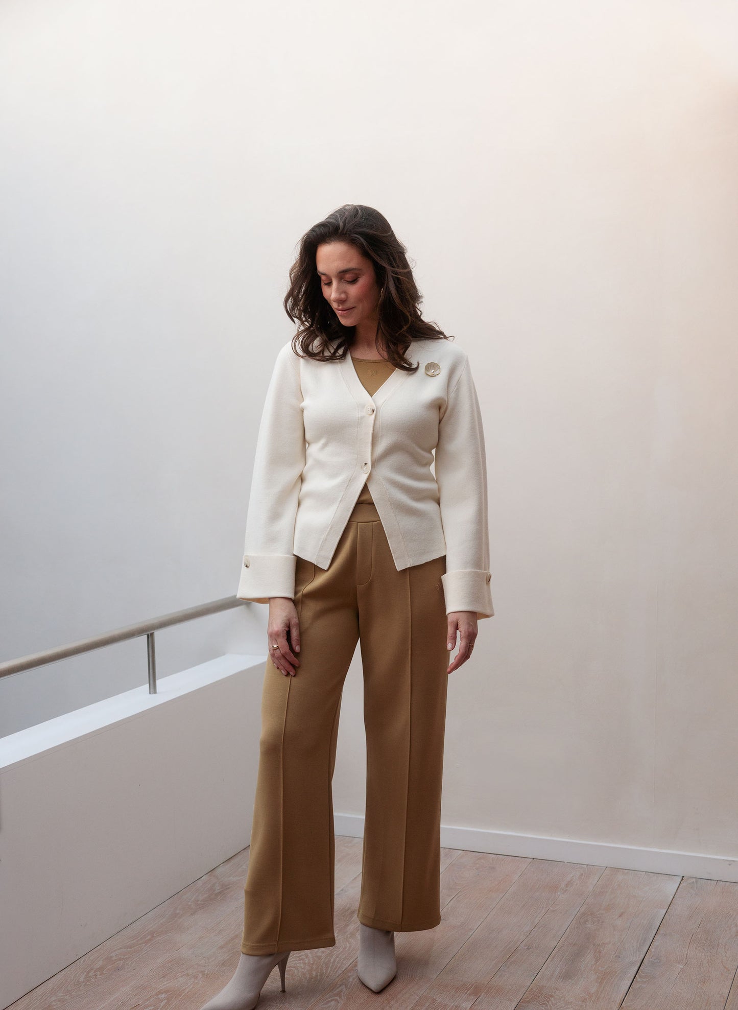 Yest Silja Trousers Grey Olive