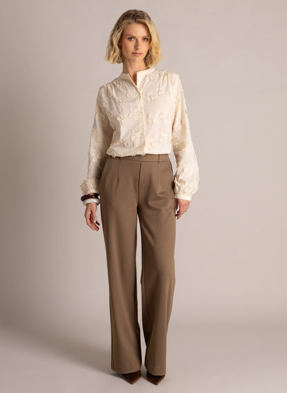 Yest Silja Trousers Grey Olive