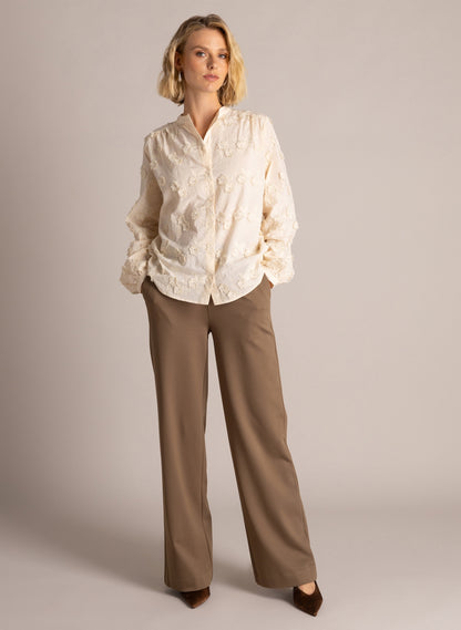 Yest Silja Trousers Grey Olive