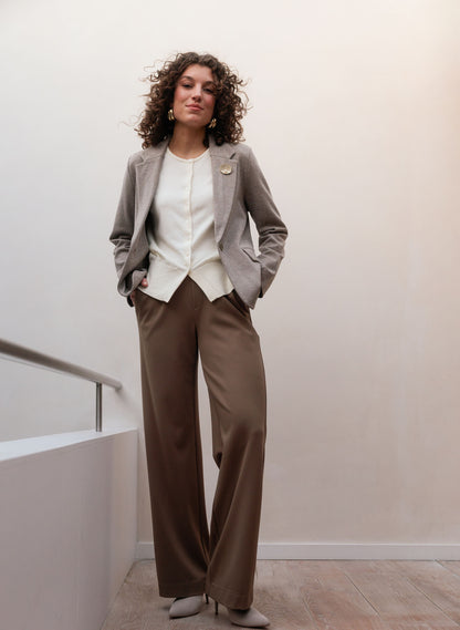 Yest Silja Trousers Grey Olive