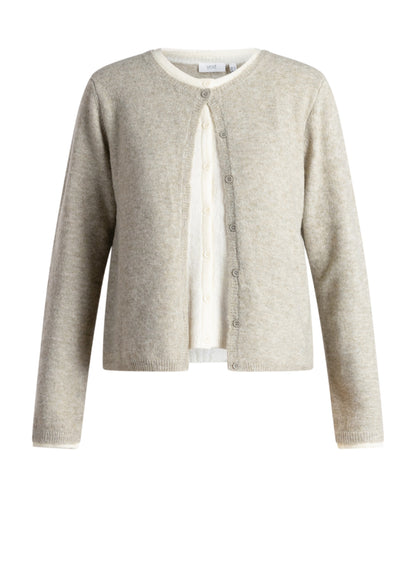 Yest Brandi Essential Jacket Grey Olive / Beige Cream
