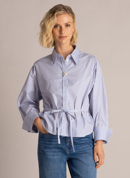 Yest Sona Shirt Morning Blue / Off White