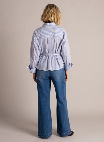 Yest Sona Shirt Morning Blue / Off White
