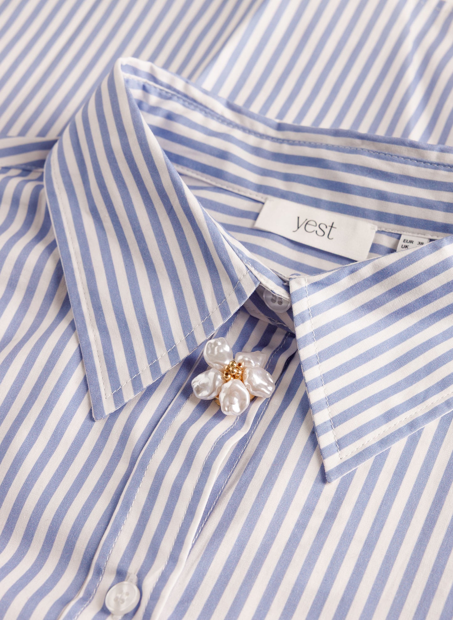 Yest Sona Shirt Morning Blue / Off White