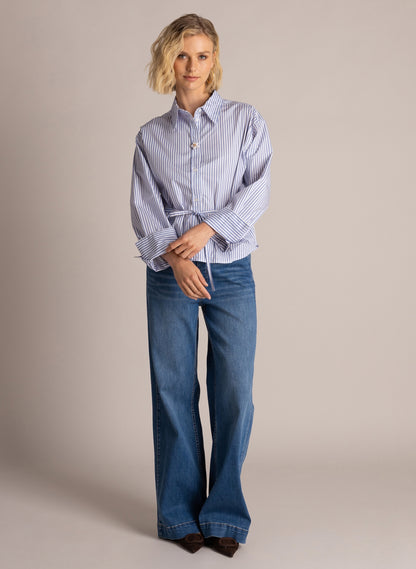 Yest Sona Shirt Morning Blue / Off White