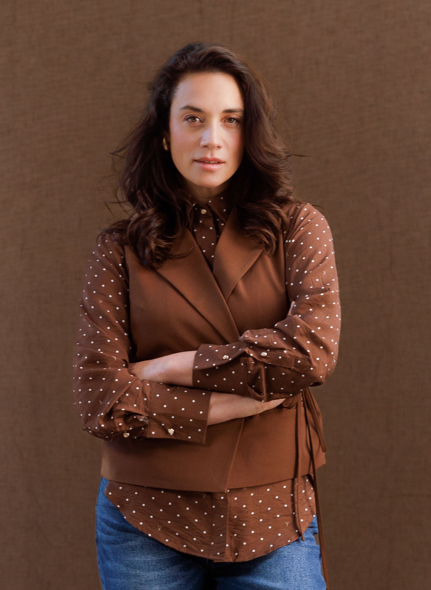Yest Stine Jacket Mocca Brown / Melange