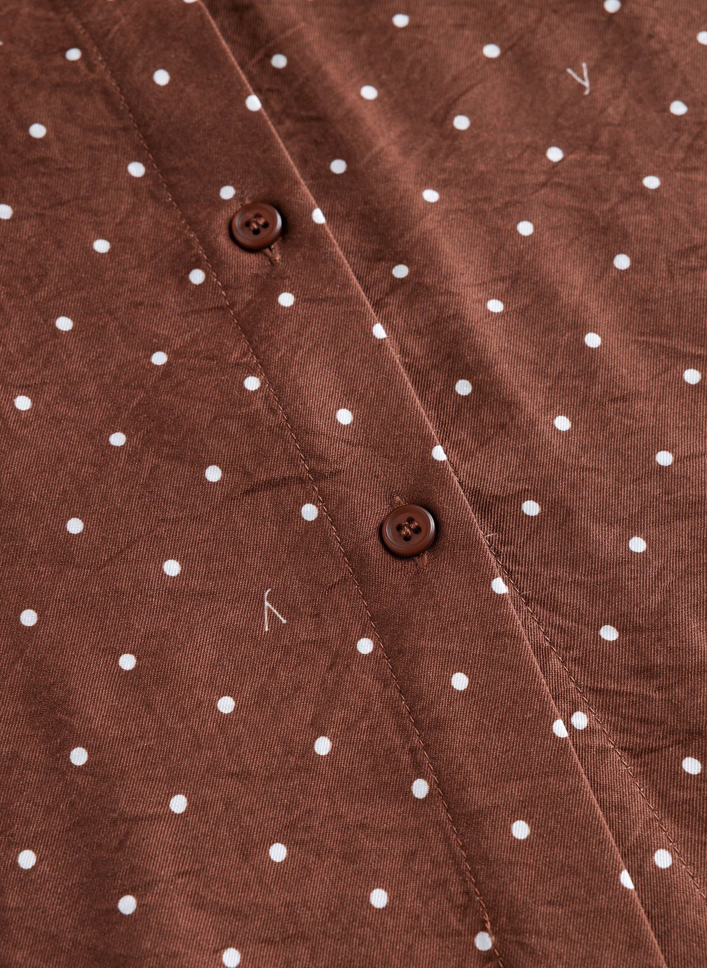 Yest Sela Dress Mocca Brown / Off White