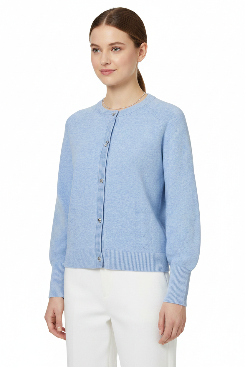 HV Polo Vita Cardigan Light Blue