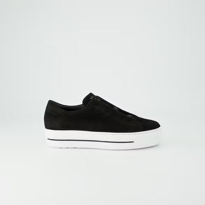 Paul Green Sneaker Samtziege Black