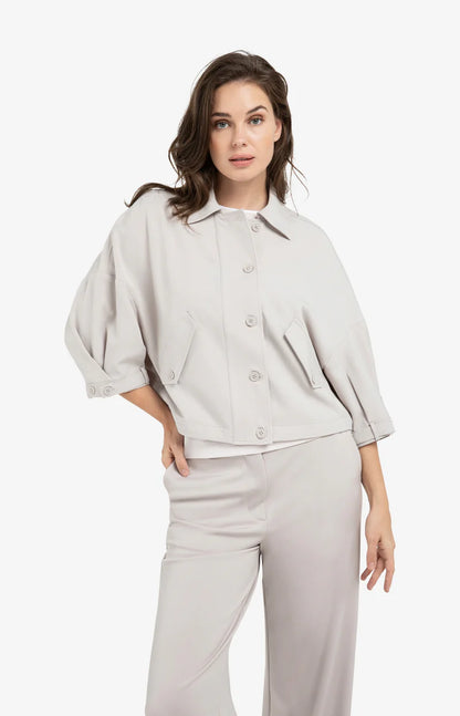 YAYA Blouse Jacket Steel Wool Grey