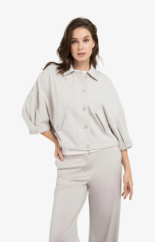 YAYA Blouse Jacket Steel Wool Grey