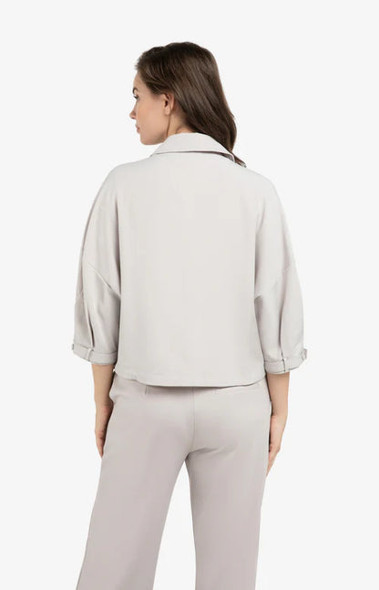 YAYA Blouse Jacket Steel Wool Grey