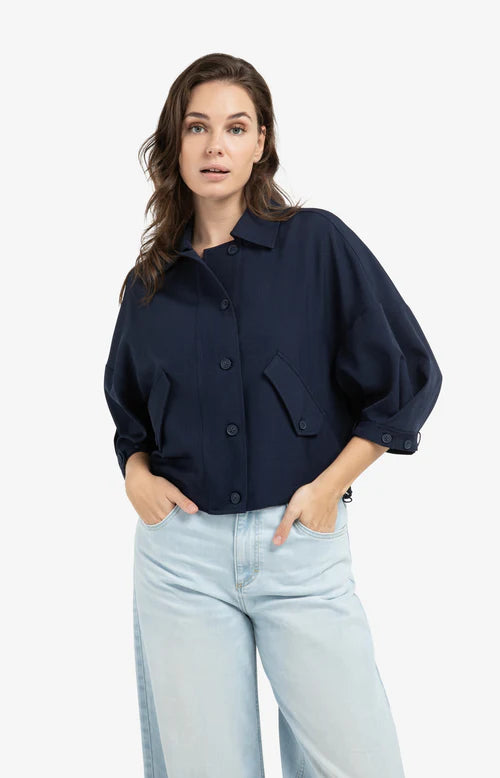 YAYA Blouse Jacket Navy Blazer Blue