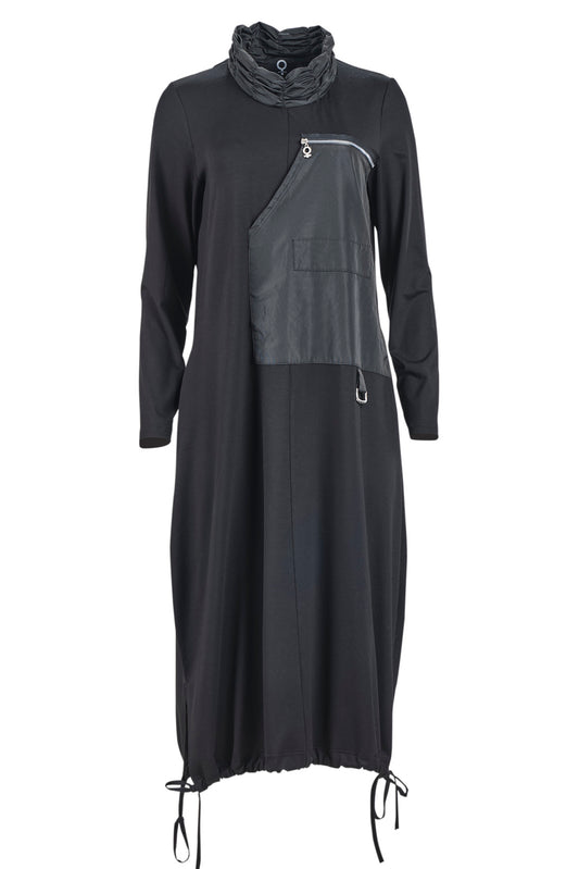 My Soul Print Dress Black