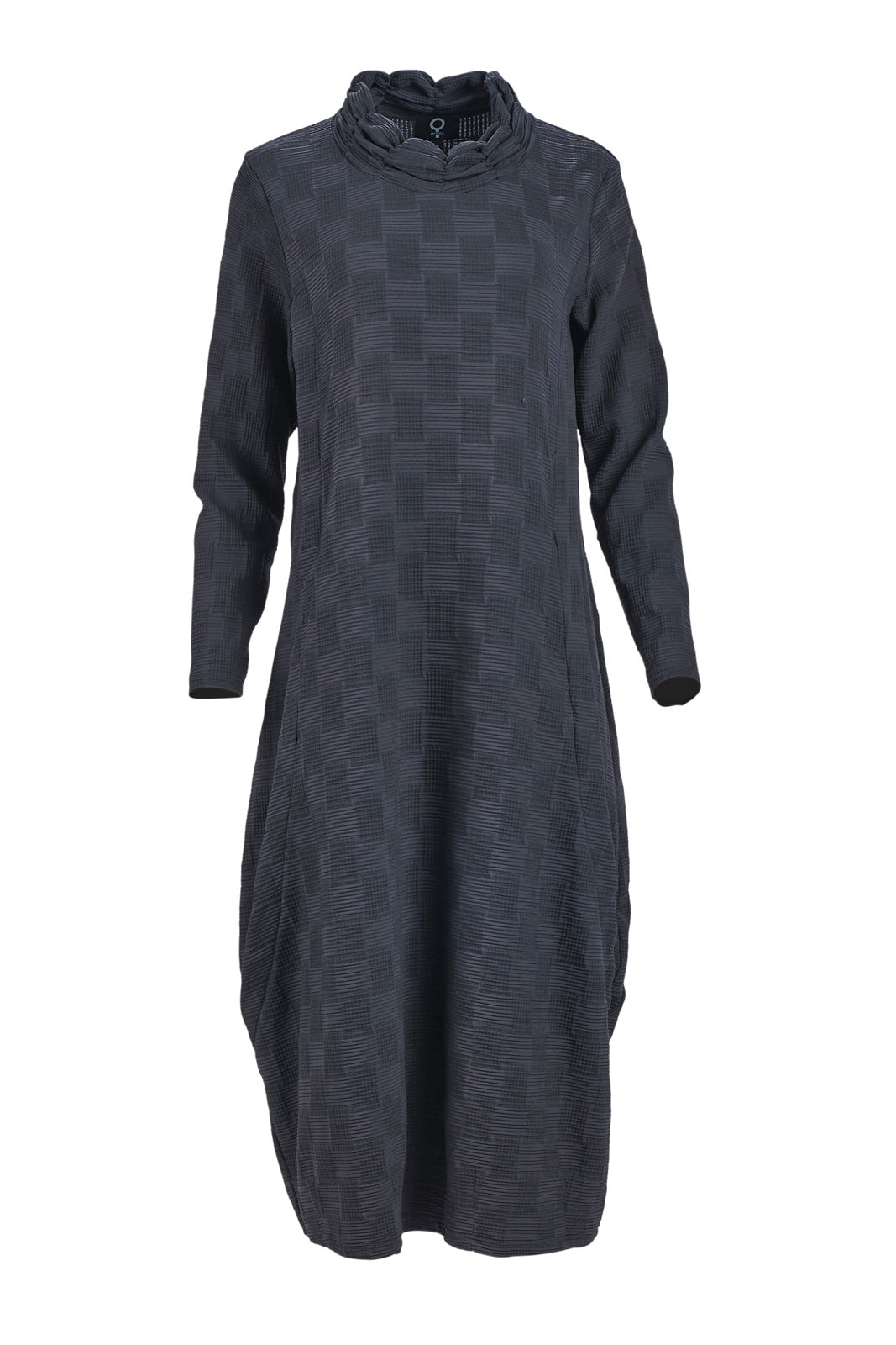 My Soul Stretch Bubble Dress Black