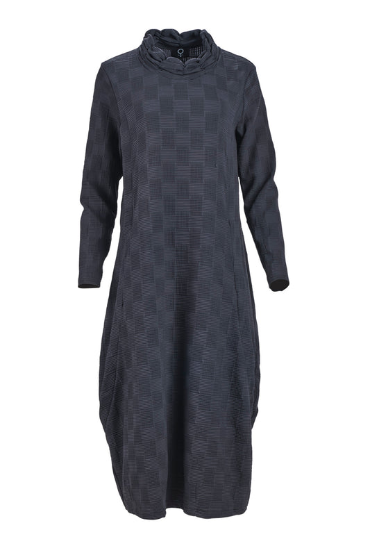 My Soul Stretch Bubble Dress Black