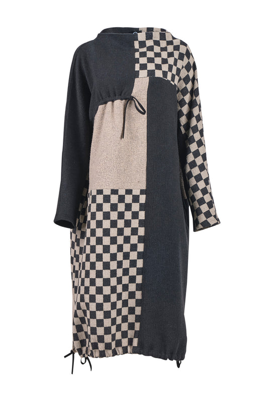 My Soul Stretch Crincle Dress Mixed