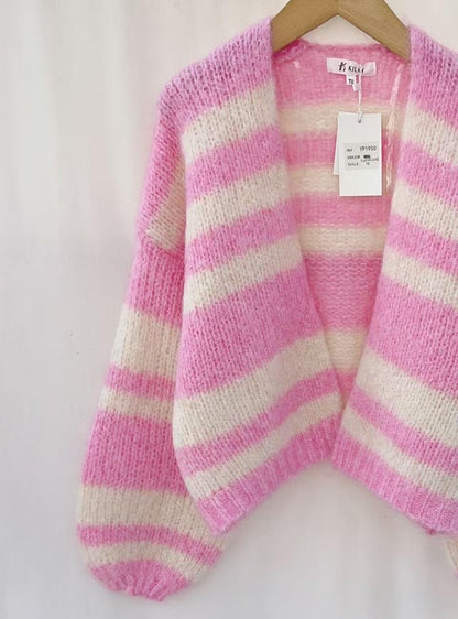 Killy Buttercream Stripe Cardi