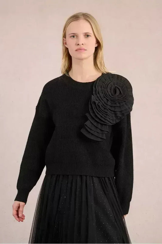 Molly Bracken Black Rose Sweater