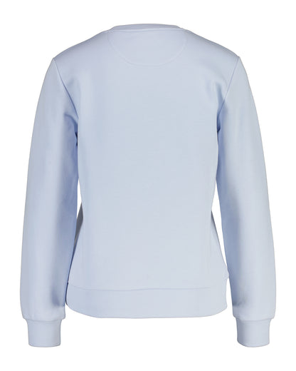 Gant Tonal Shield Sweatshirt Light Blue