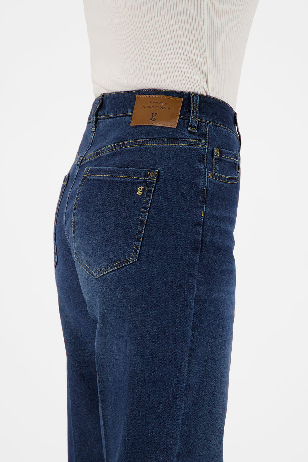 Gardeur Feliza Wide Dark Denim