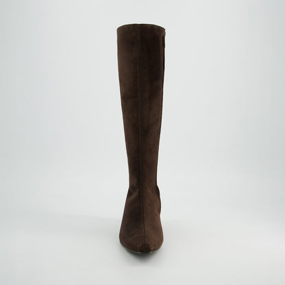 Paul Green Soft Suede Knee High Boots Mocca